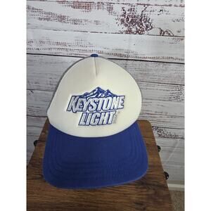 Keystone Light Beer Trucker Hat Snapback Mesh Cap Always Smooth Promo
